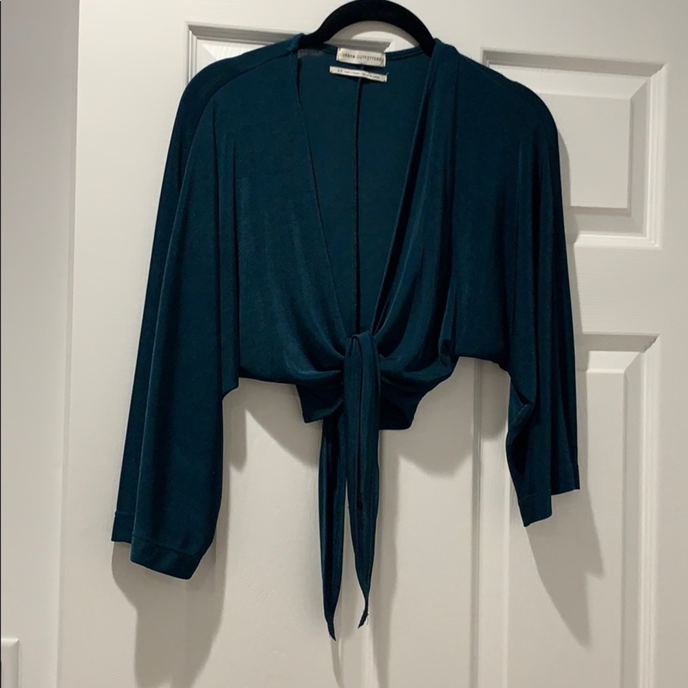 Urban outfitters cropped tie top